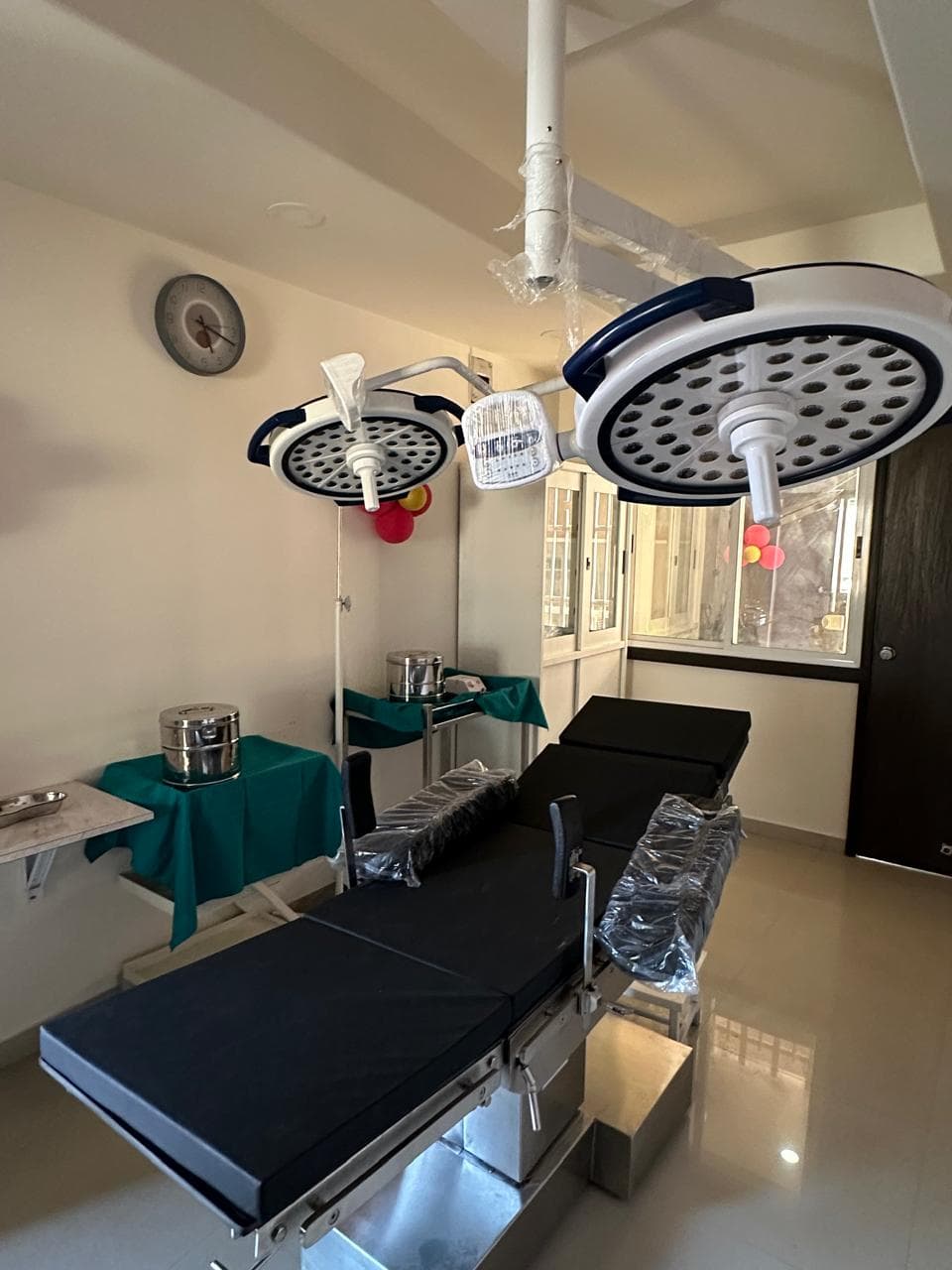 Hospital corridor and facilities